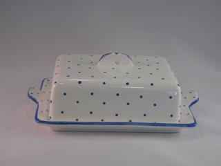 Gmundner Keramik-Dose/Butter glatt gro komplett