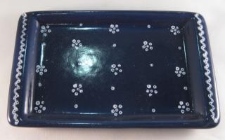 Gmundner Keramik-Platte/Stollen glatt 20